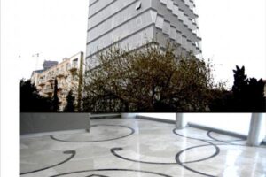 Taras z marmurem i widokiem na miasto - Metamar